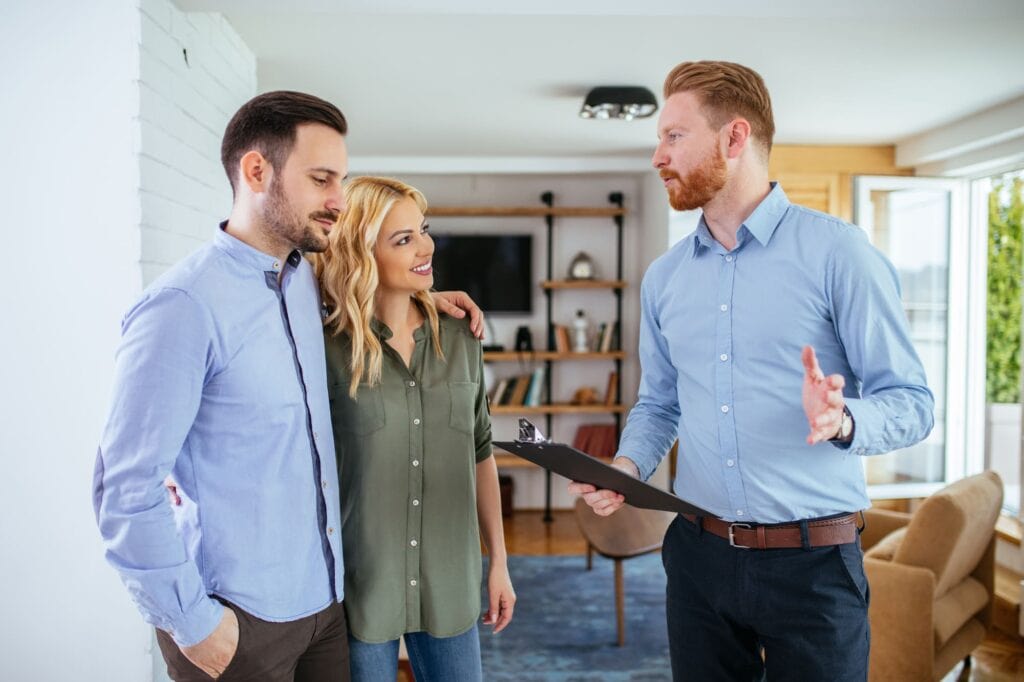 A Real Estate Agent from Dave Masson Real Estate Group who is communicating with the clients.