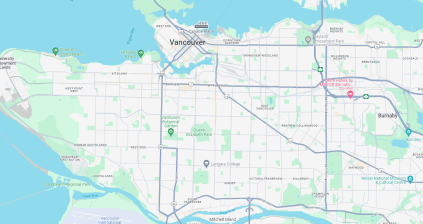 Vancouver​ map